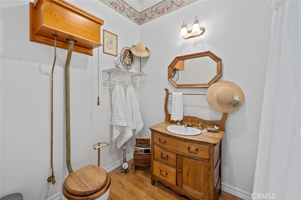 Bathroom, Interior, Wood Texture Flooring