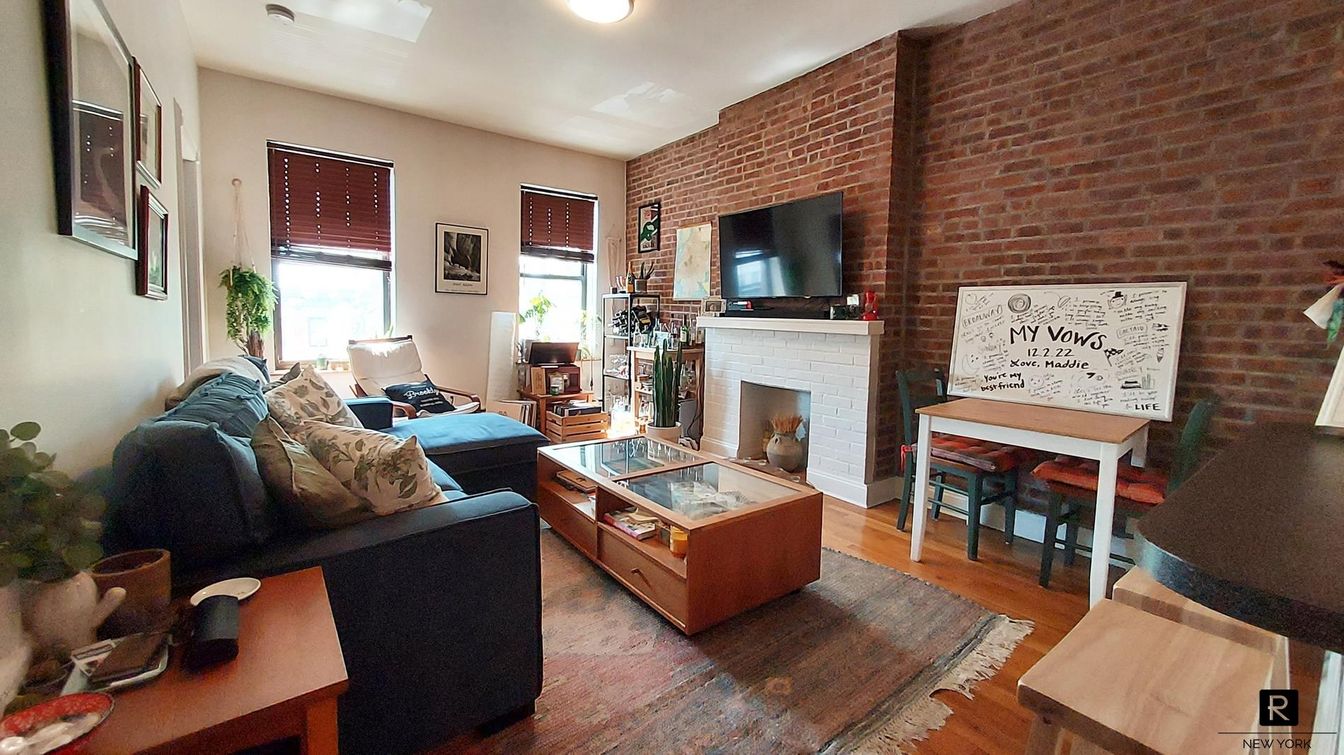 Fireplace, Interior, Living room, Stone Walls, Wood Texture Flooring
