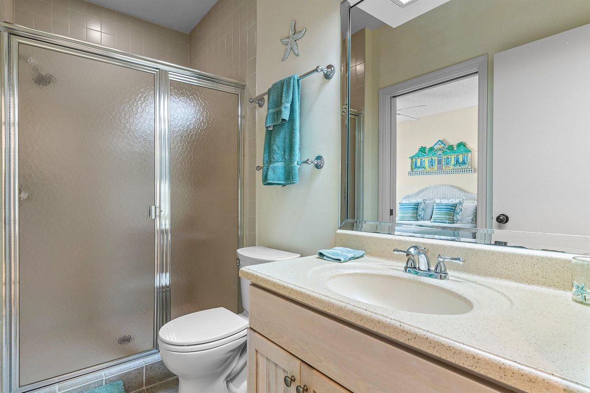 Bathroom, Glass Shower, Interior