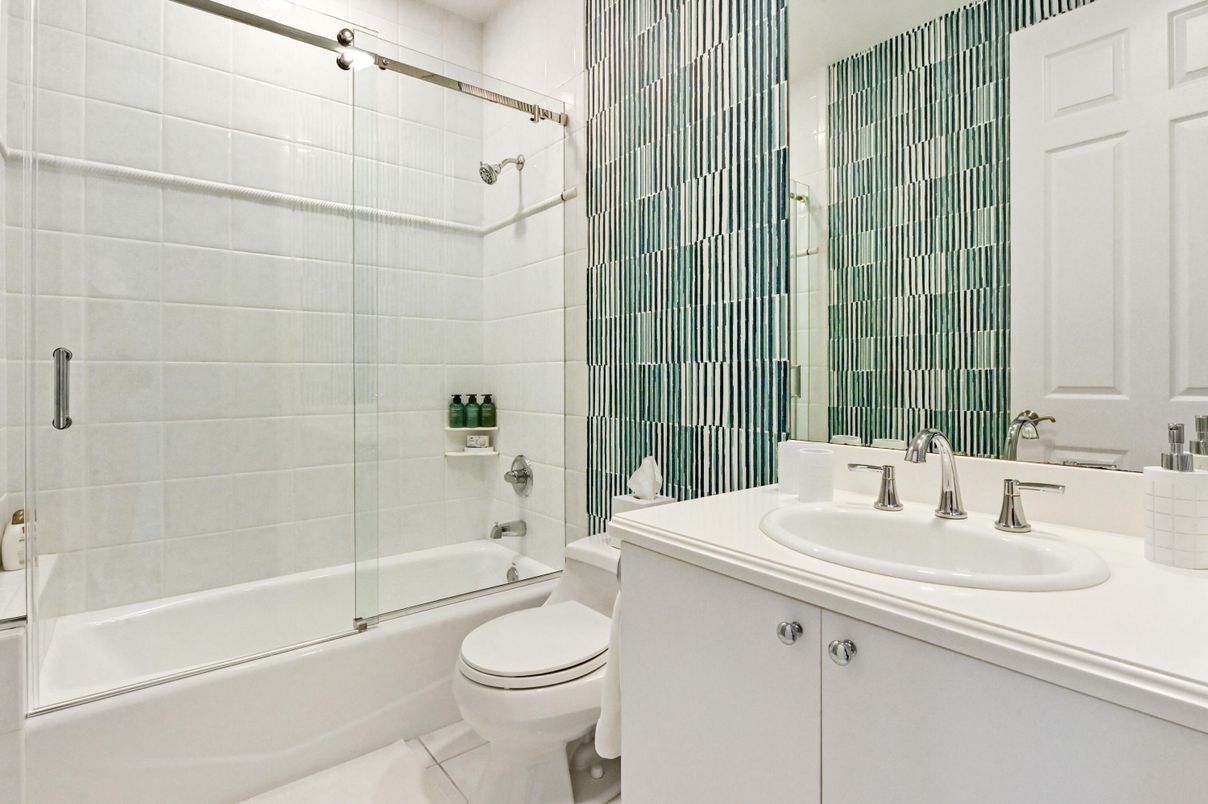 Bathroom, Glass Shower, Interior