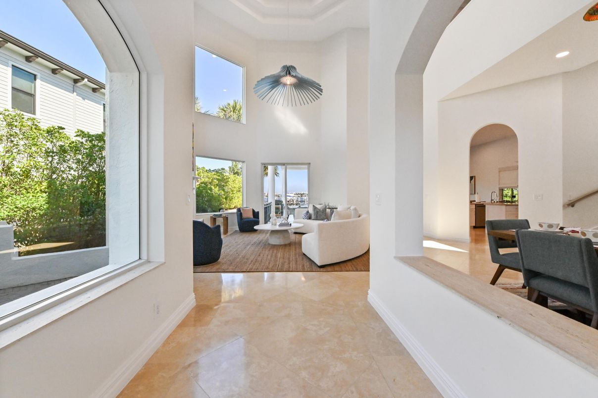 Interior, Living room, Recessed Lighting