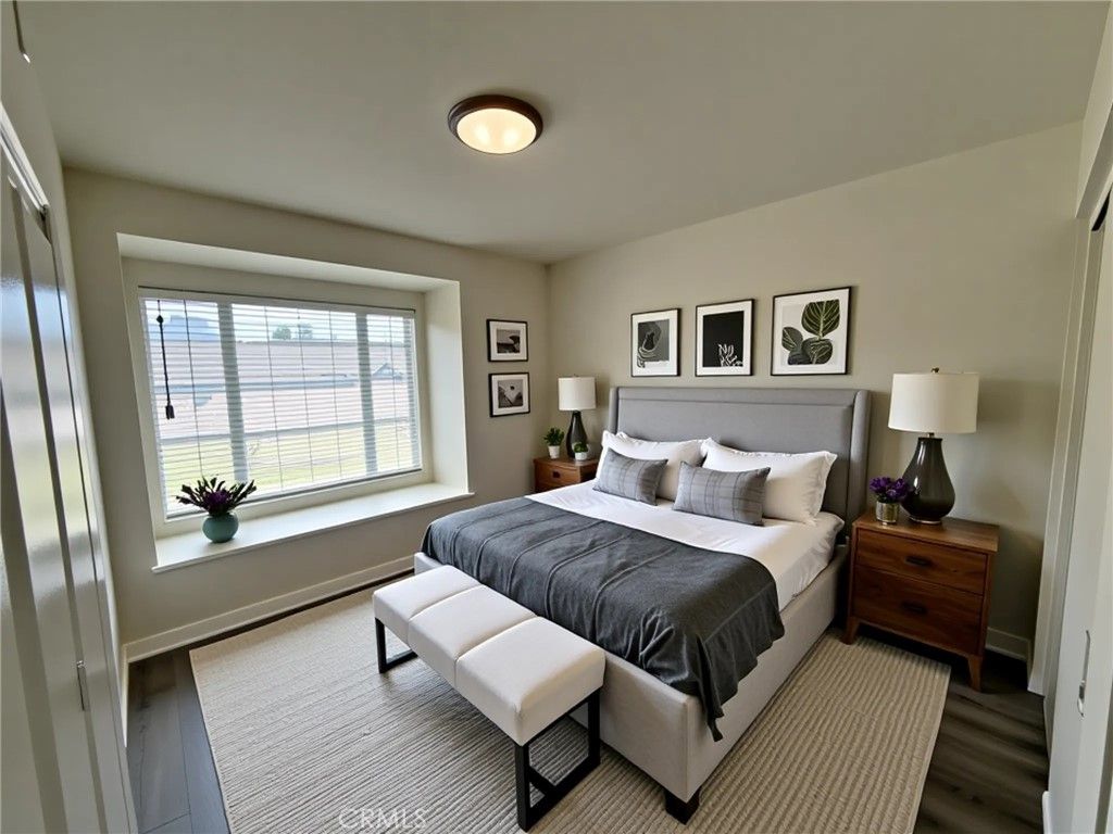 Bedroom, Interior, Wood Texture Flooring
