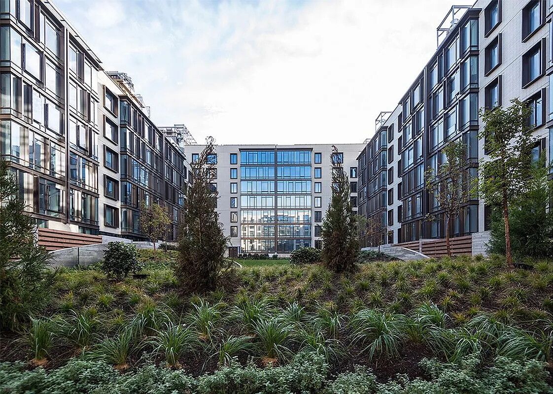 Exterior, Facade, Condo Building