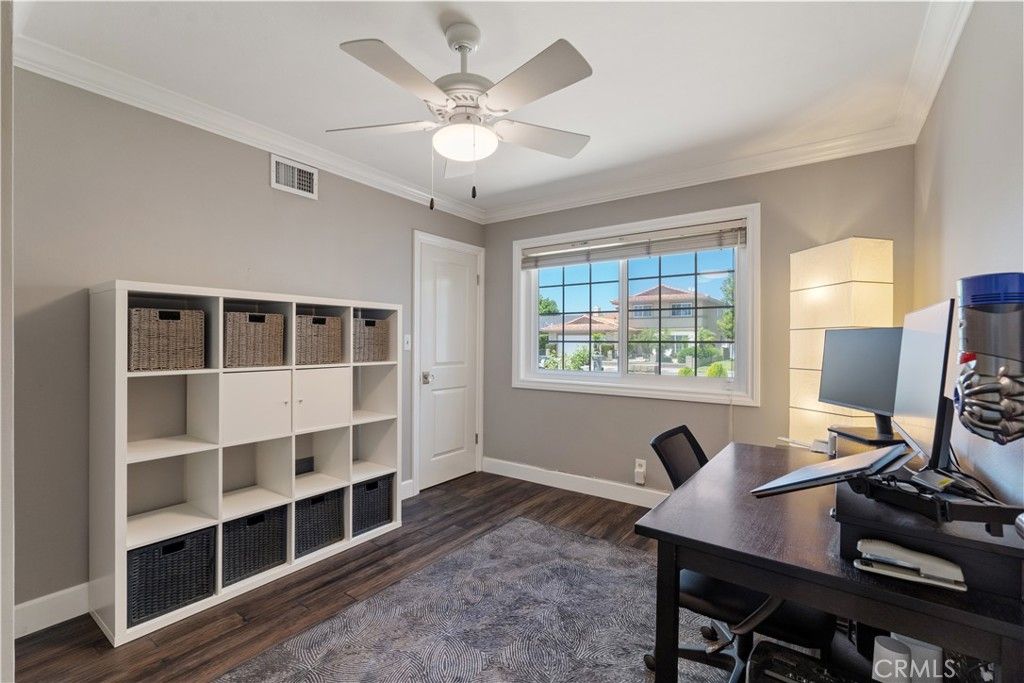 Home Office, Interior, Wood Texture Flooring