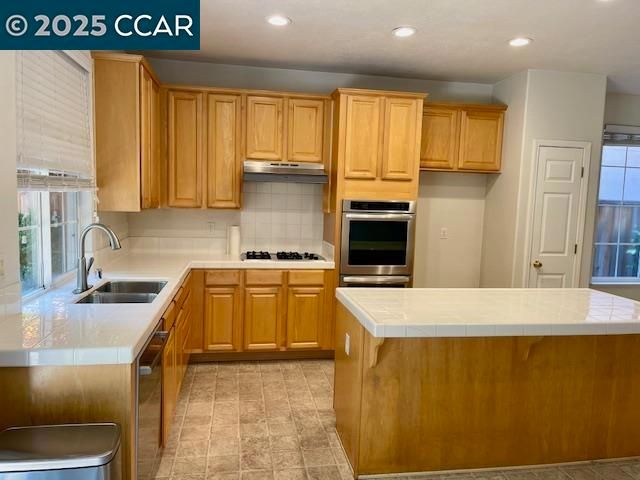 Interior, Kitchen, Recessed Lighting, Stainless Steel Appliances