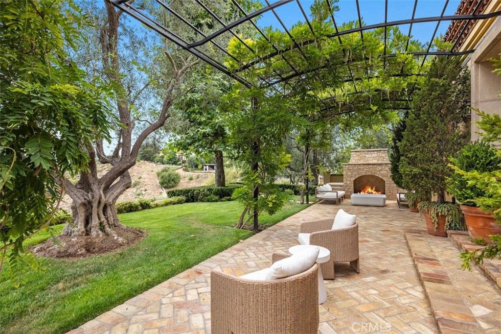 Backyard, Exterior, Fireplace
