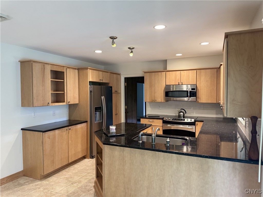 Interior, Kitchen, Recessed Lighting, Stainless Steel Appliances