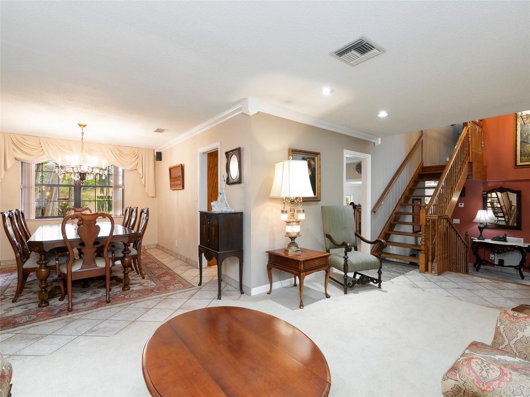 Chandelier, Dining room, Interior, Recessed Lighting