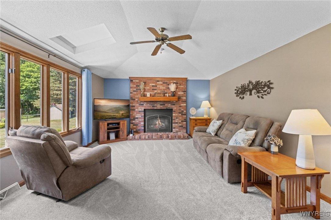 Fireplace, Interior, Living room, Stone Walls