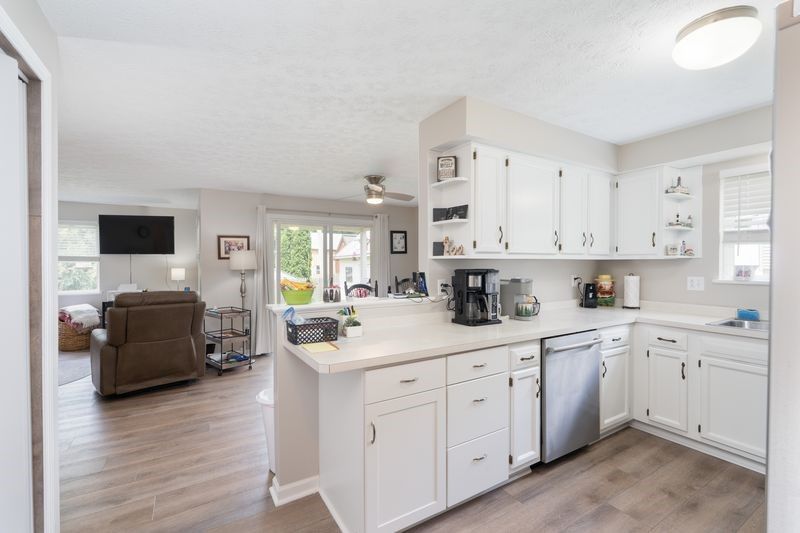 Interior, Kitchen, Living room, Wood Texture Flooring