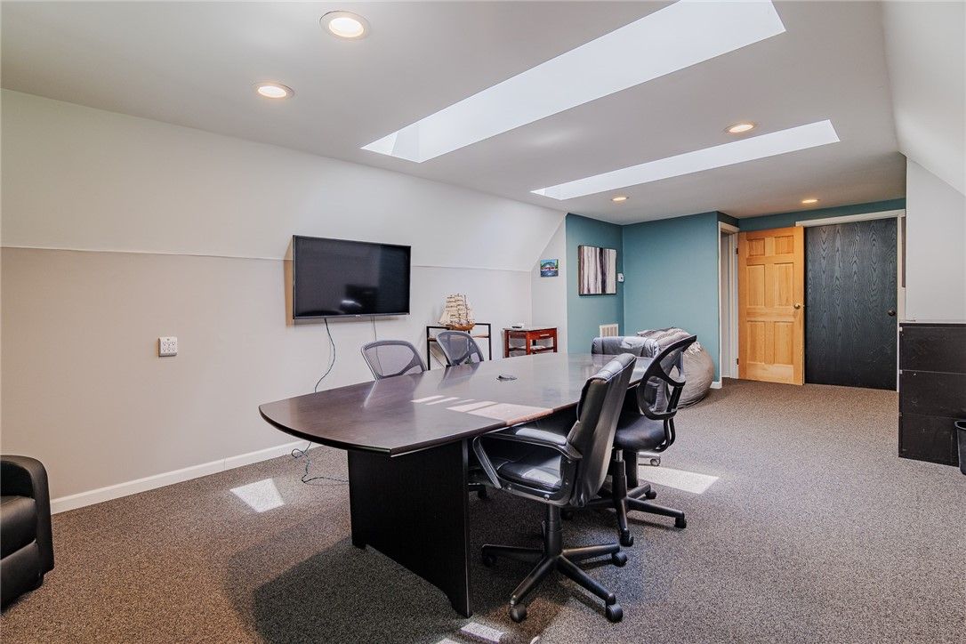 Home Office, Interior, Recessed Lighting