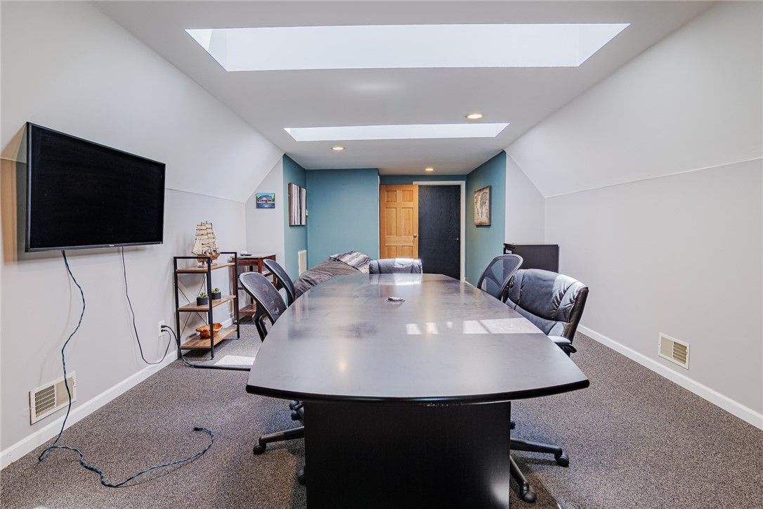 Home Office, Interior, Recessed Lighting
