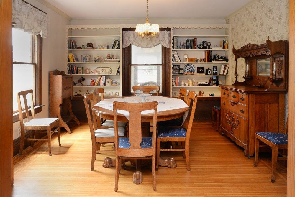 Dining room, Interior, Wood Texture Flooring