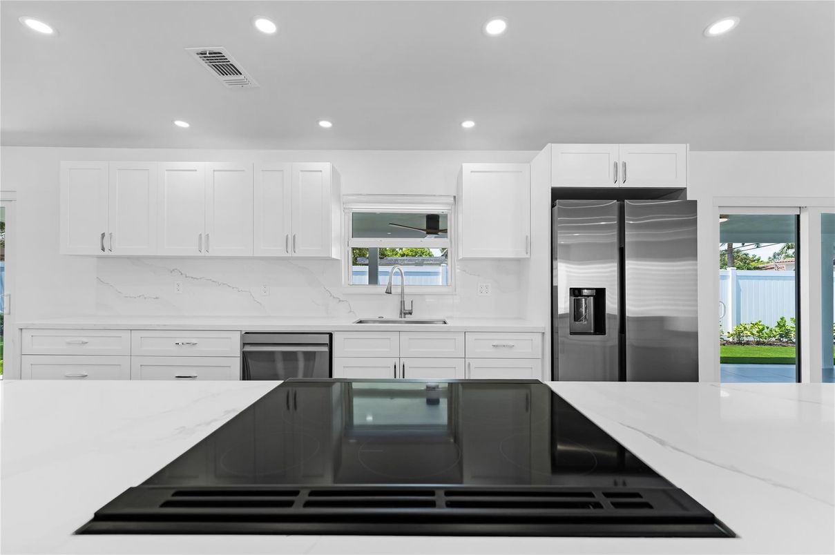 Interior, Kitchen, Recessed Lighting, Stainless Steel Appliances