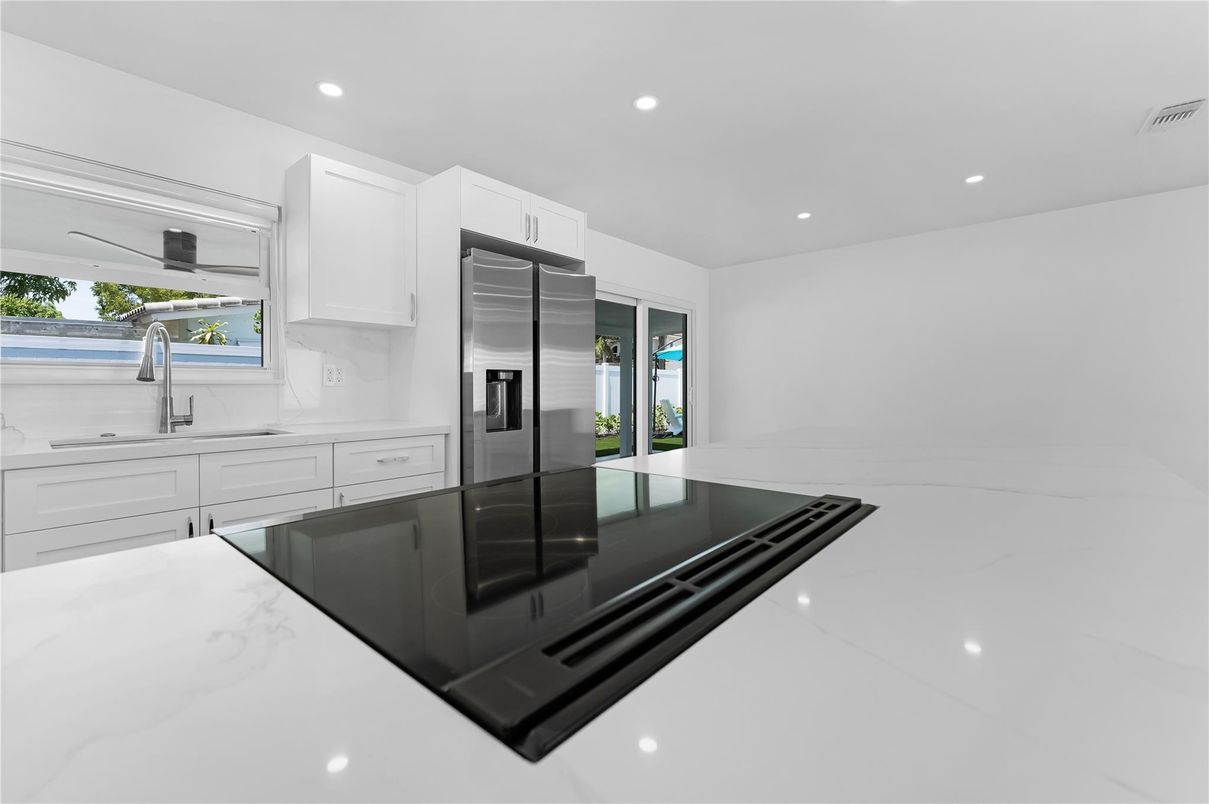 Interior, Kitchen, Recessed Lighting, Stainless Steel Appliances