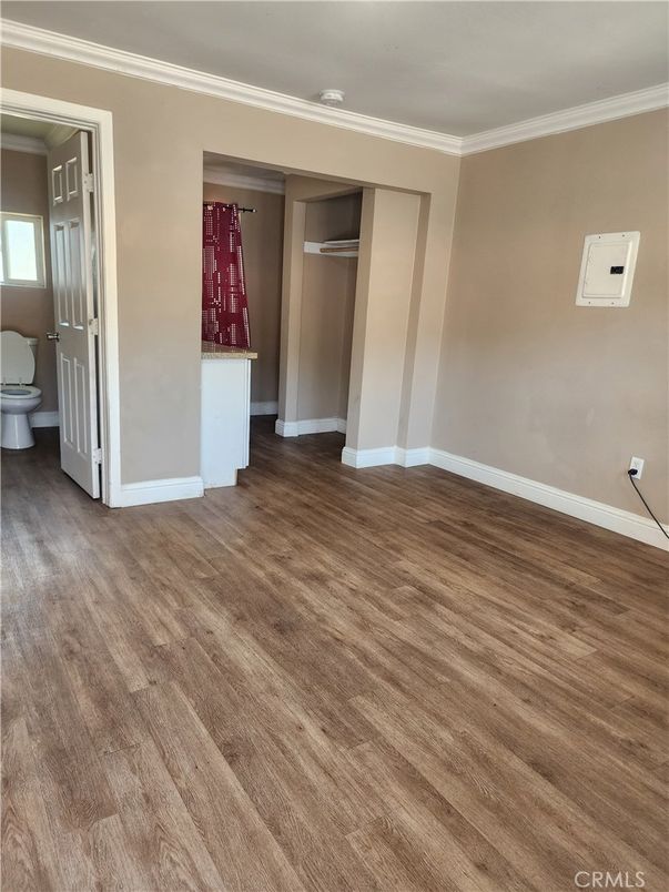 Bathroom, Empty room, Interior, Wood Texture Flooring