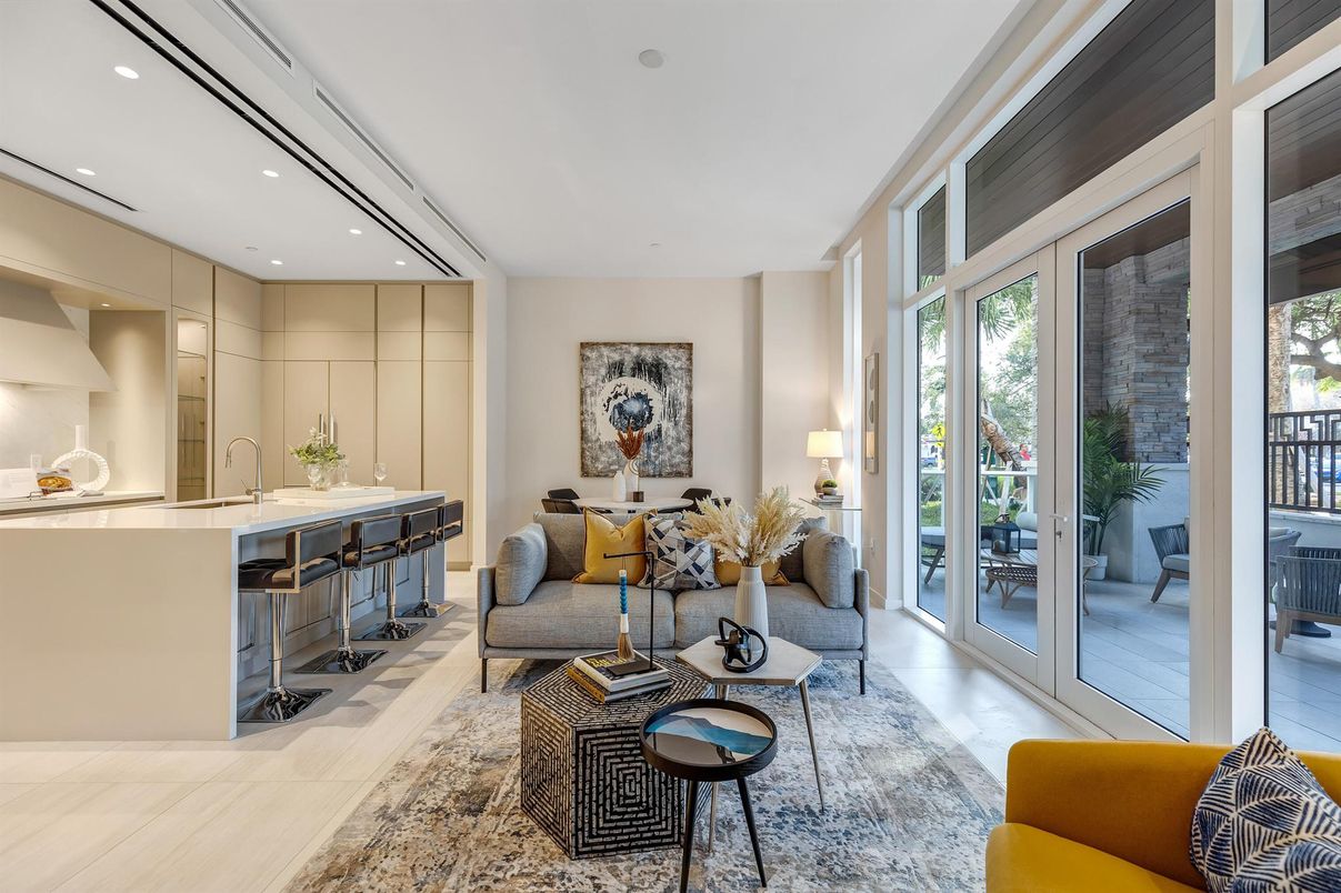 Interior, Living room, Recessed Lighting