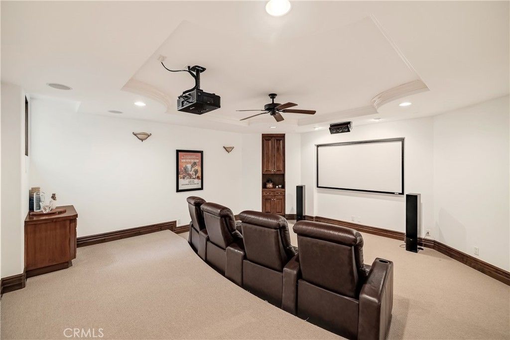 Home Theatre Room, Interior, Projection Screen, Recessed Lighting, Theatre Room