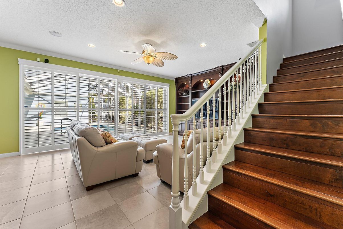 Interior, Living room, Recessed Lighting