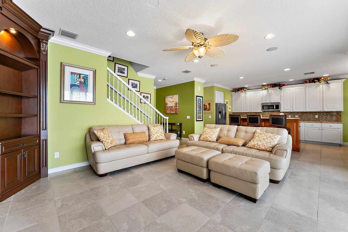 Interior, Kitchen, Living room, Recessed Lighting