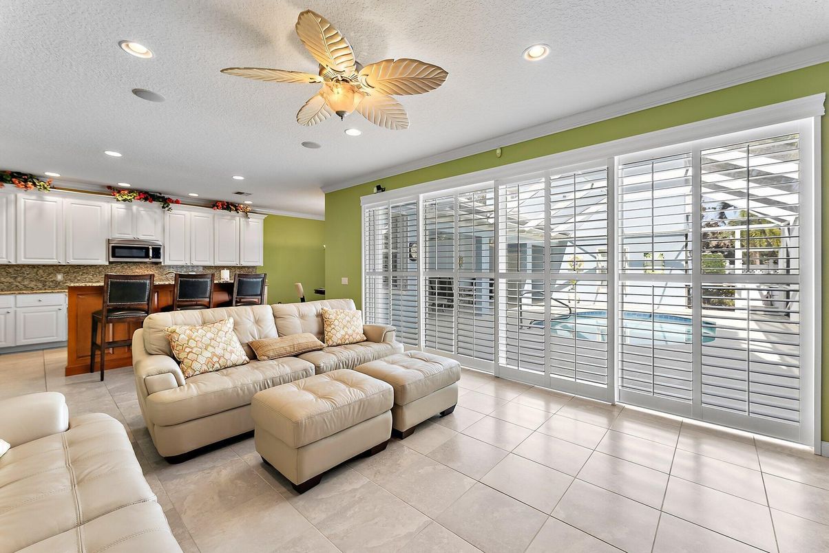 Interior, Kitchen, Living room, Recessed Lighting