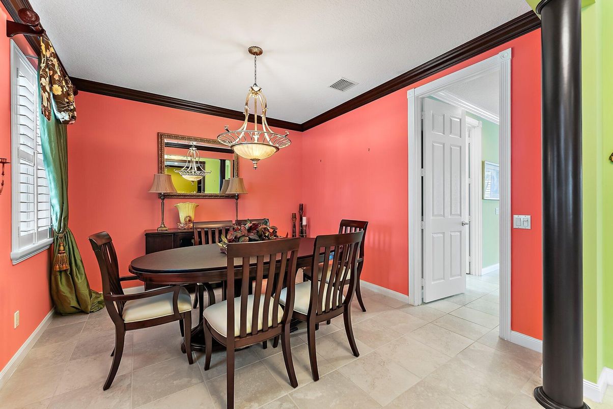 Dining room, Interior, Pendant Lights