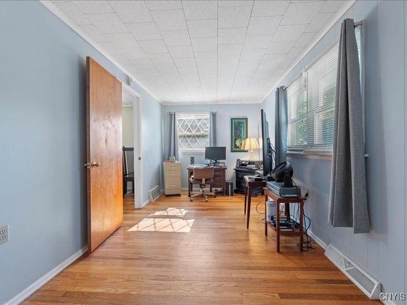 Home Office, Interior, Wood Texture Flooring