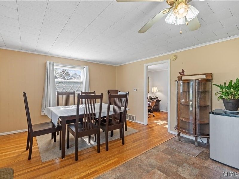 Dining room, Interior, Wood Texture Flooring