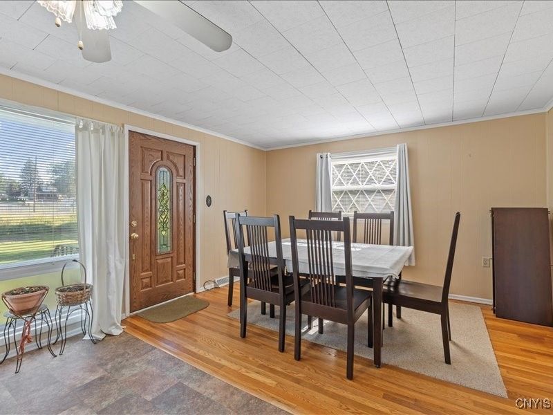Dining room, Interior, Wood Texture Flooring