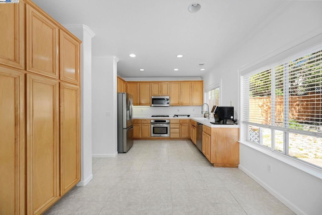 Interior, Kitchen, Recessed Lighting, Stainless Steel Appliances
