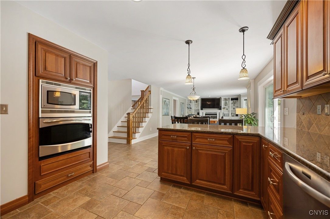 Interior, Kitchen, Pendant Lights, Stainless Steel Appliances