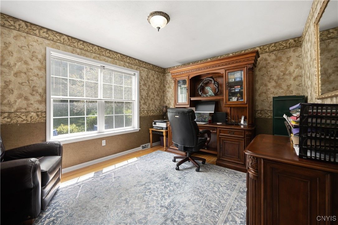 Home Office, Interior, Wood Texture Flooring