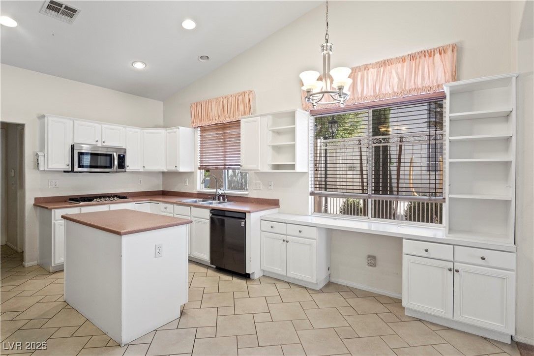 Chandelier, Interior, Kitchen, Recessed Lighting