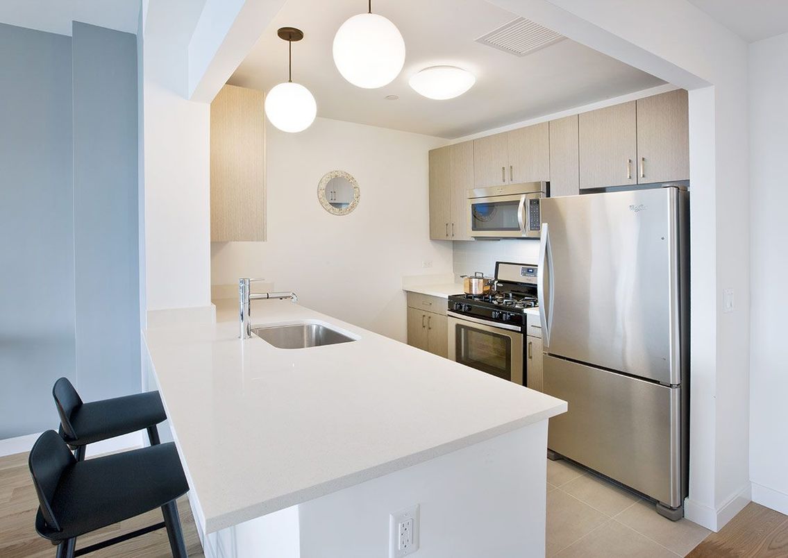 Interior, Kitchen, Pendant Lights, Stainless Steel Appliances