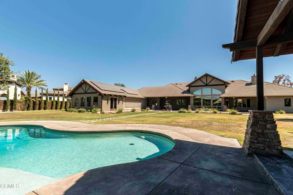 Exterior, Pool, Solar Panels