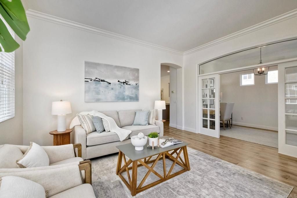 Interior, Living room, Pendant Lights, Wood Texture Flooring