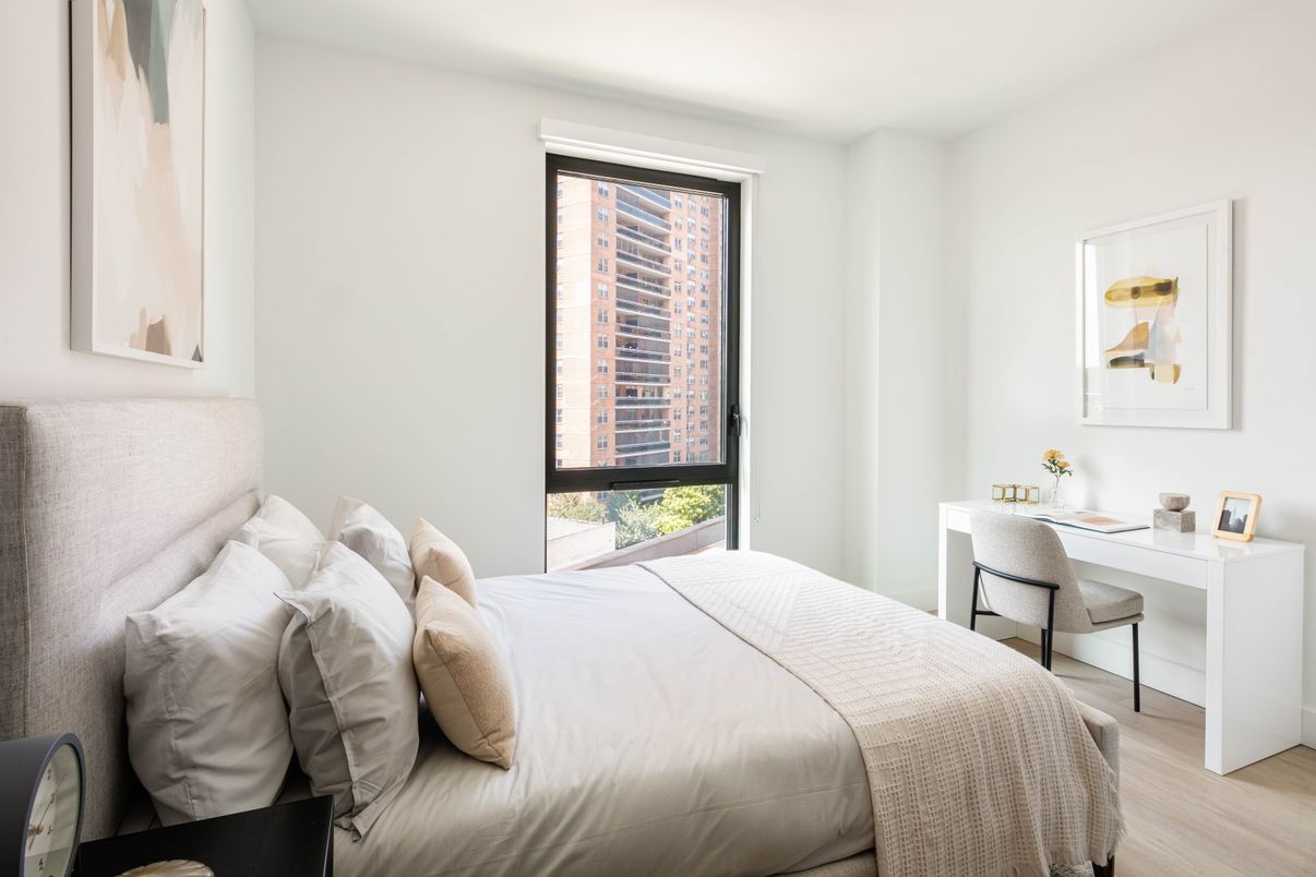 Bedroom, Home Office, Interior, Wood Texture Flooring
