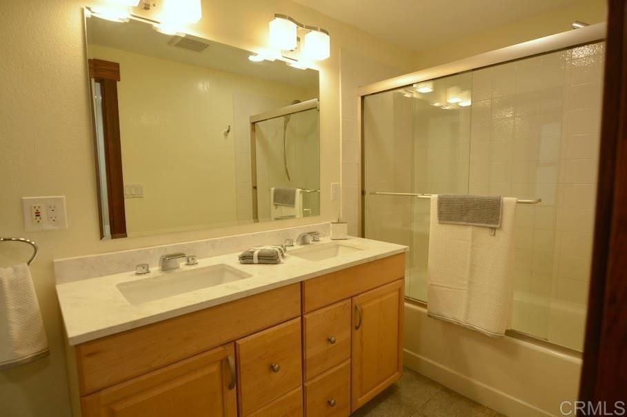 Bathroom, Dual Sink Vanities, Glass Shower, Interior