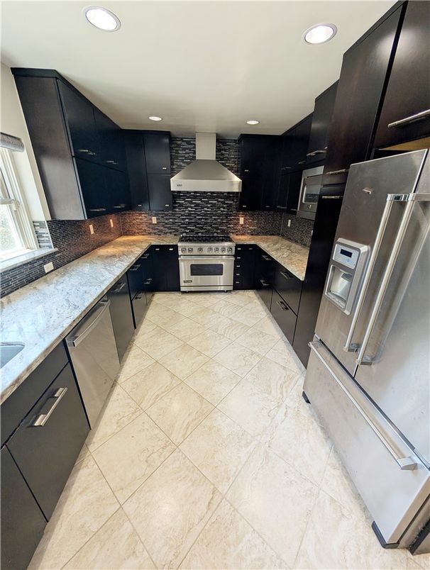 Interior, Kitchen, Recessed Lighting, Stainless Steel Appliances