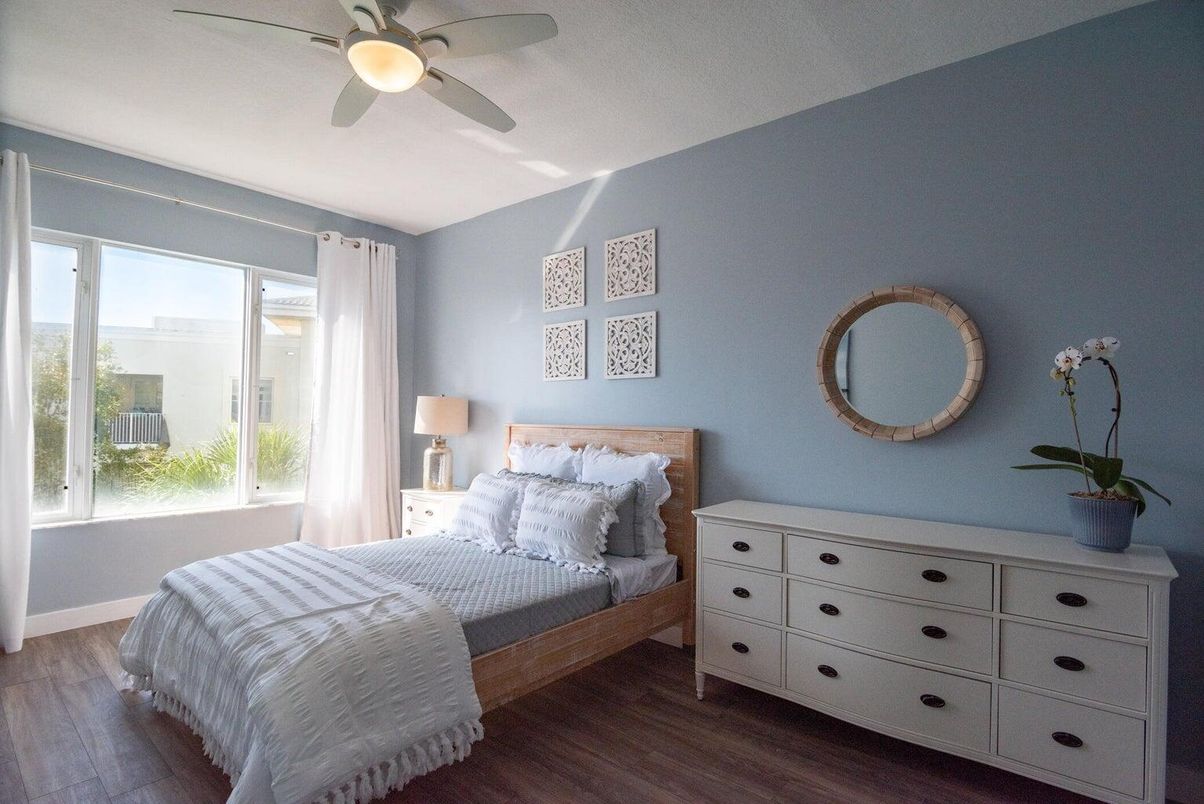 Bedroom, Interior, Wood Texture Flooring