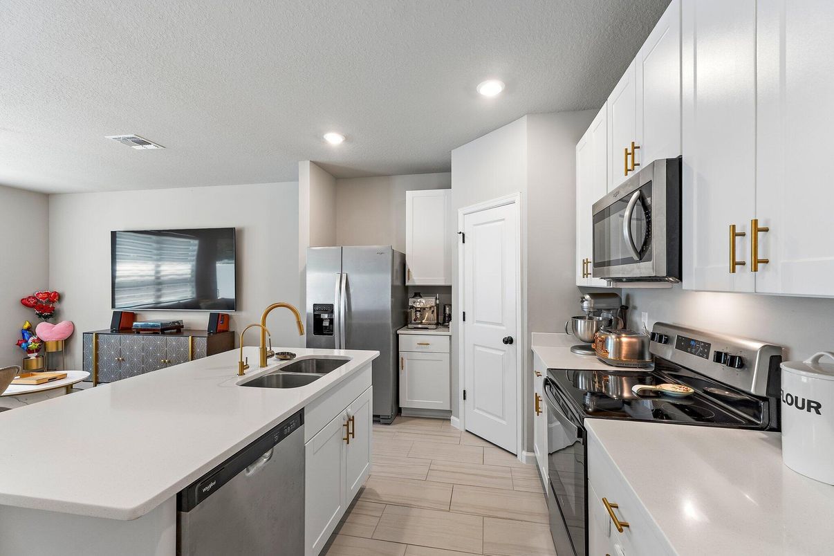Interior, Kitchen, Recessed Lighting, Stainless Steel Appliances