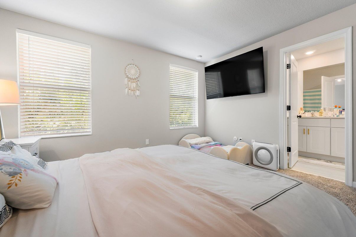 Bedroom, Interior, Recessed Lighting