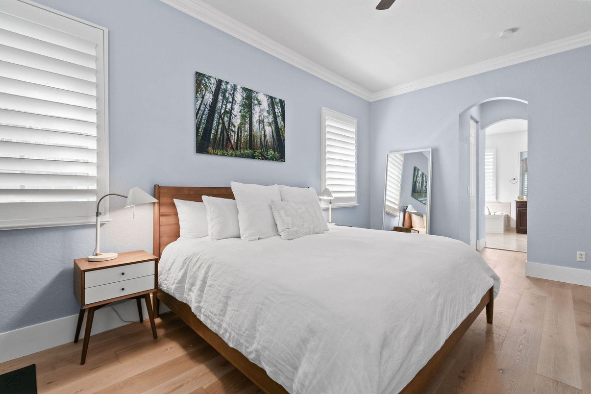 Bedroom, Interior, Wood Texture Flooring
