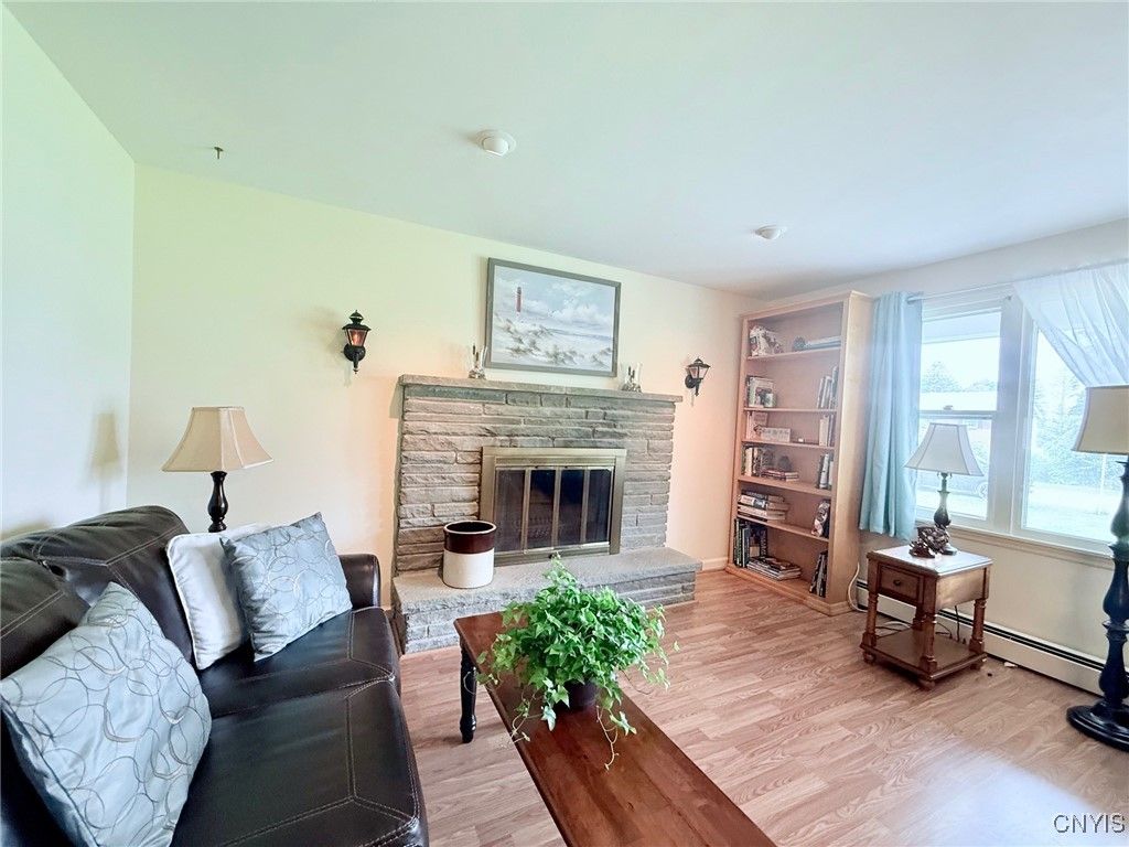 Fireplace, Interior, Wood Texture Flooring
