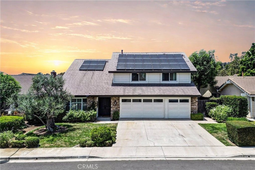 Attached, Exterior, Facade, Solar Panels, French Provincial