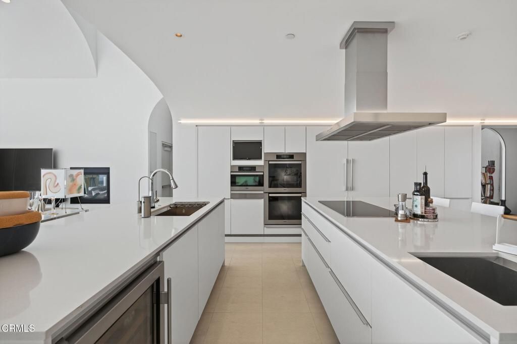 Interior, Kitchen, Recessed Lighting, Stainless Steel Appliances