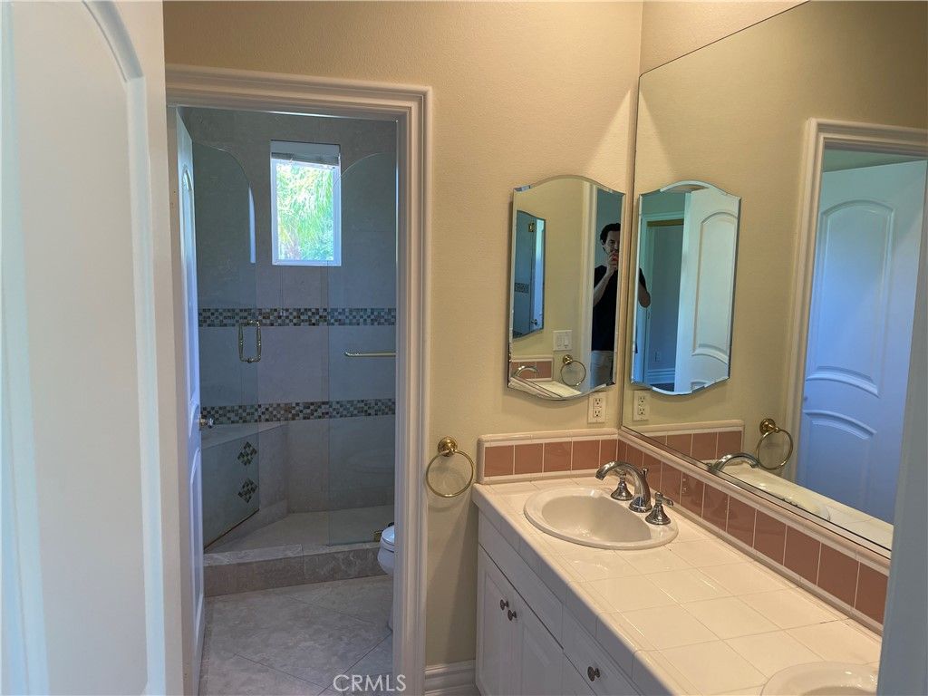 Bathroom, Glass Shower, Interior, Tile Countertops
