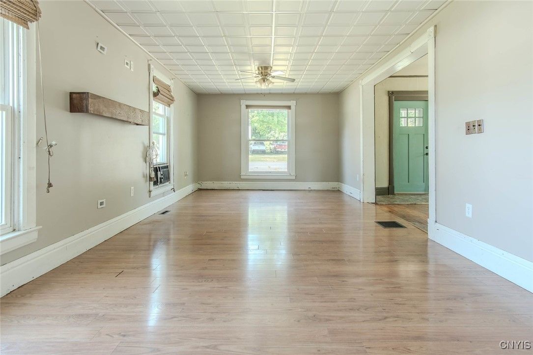 Empty room, Interior, Wood Texture Flooring