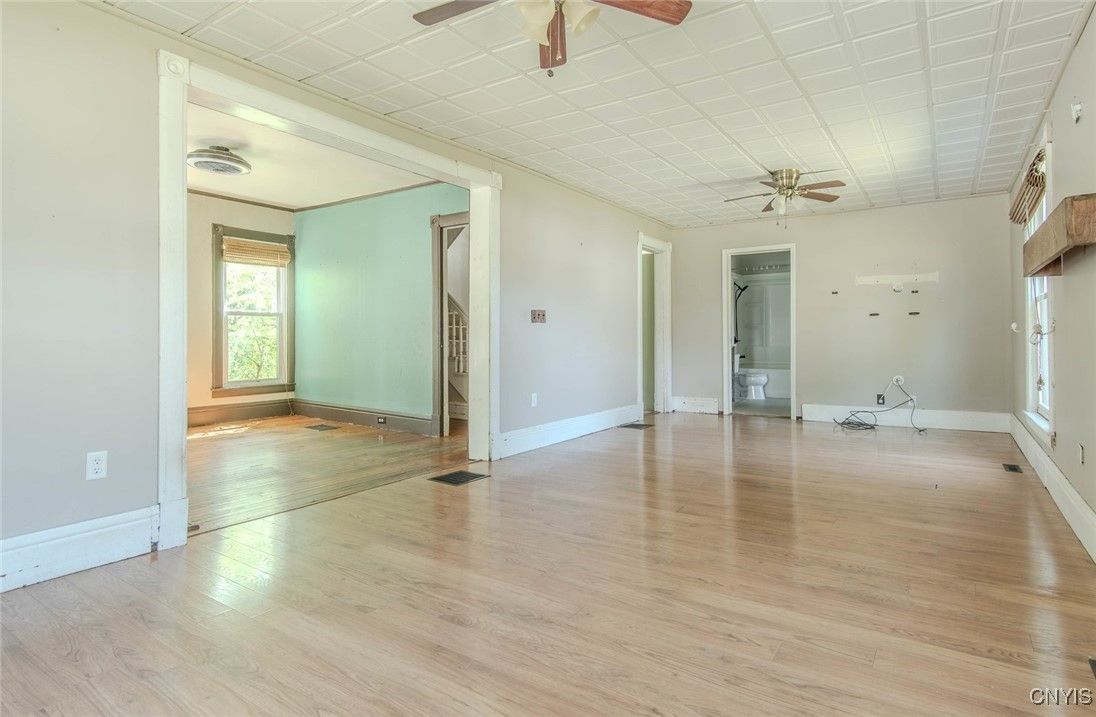 Empty room, Interior, Wood Texture Flooring