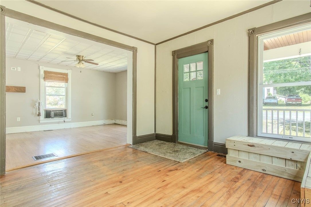 Empty room, Interior, Wood Texture Flooring
